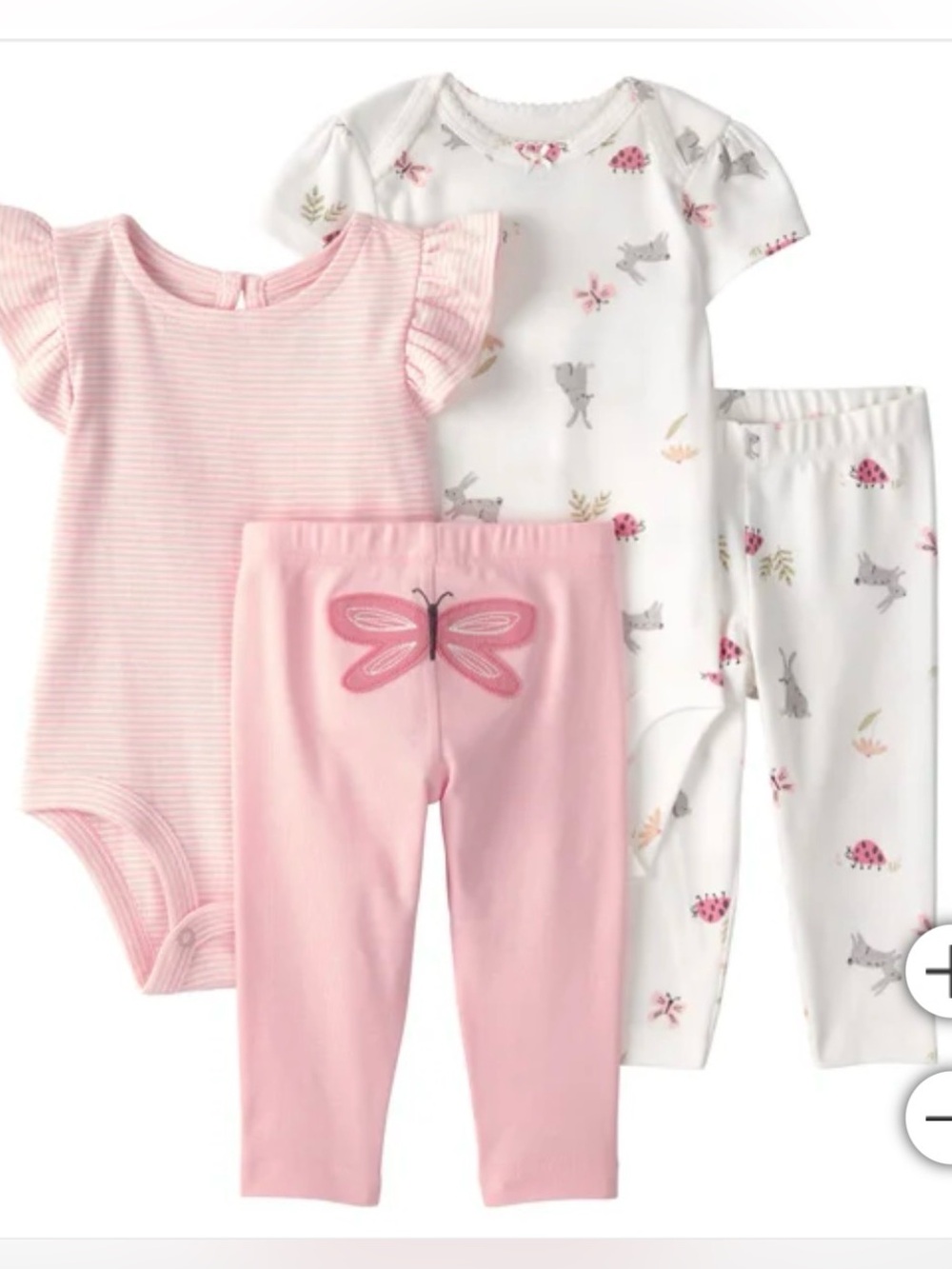 Carter's Baby Girls’ 4-piece Layette Set - size 24M